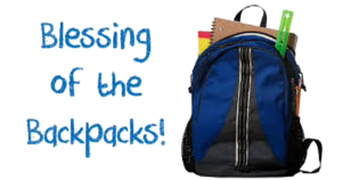 Blessing of the Backpacks Pender United Methodist Church